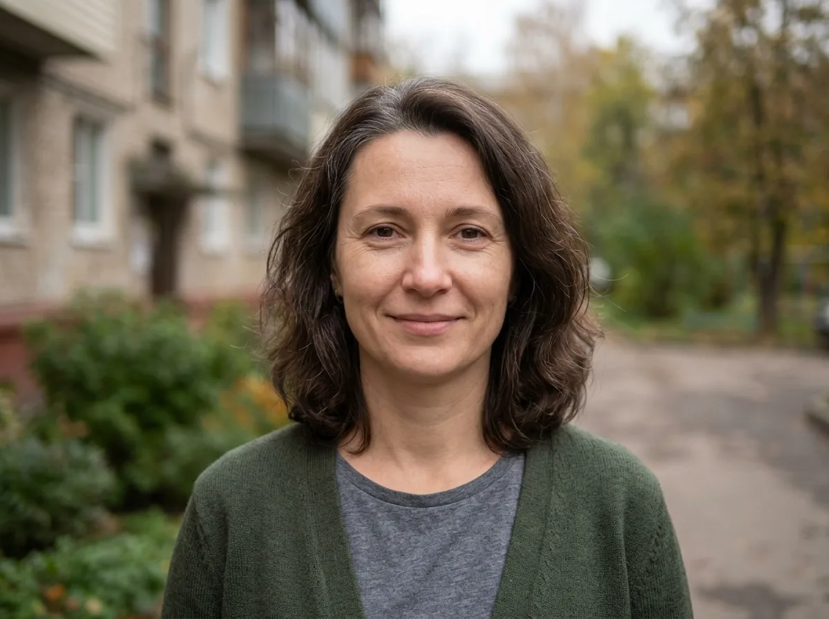 Аватар женщины 40 лет, клиентка прошла лечение от алкоголизма анонимно в Щёлково, нейтральный фон